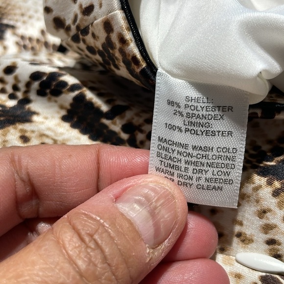 WHBM PAISLEY SNAKE-PRINT PENCIL SKIRT (Sz- 2) - Picture 10 of 11